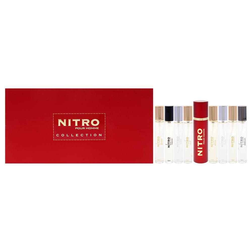 Mini conjunto de presentes da coleção Perfume Dumont Nitro para homens, 9 unidades