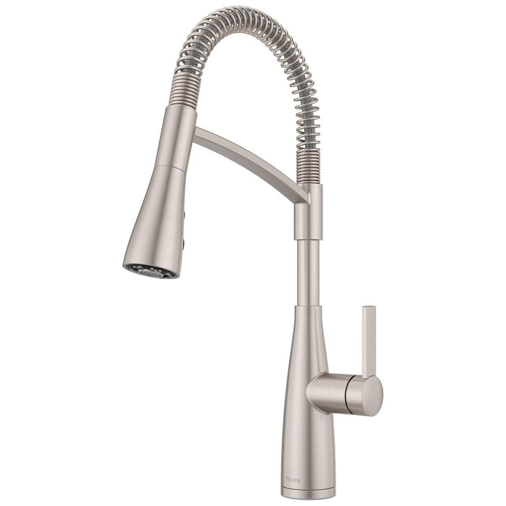 Torneira Cozinha com Pulverizador Pull Down e Acabamento em Aço Inoxidável, Pfister Kwan F5297KWCGS