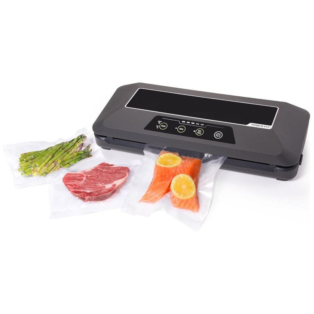 Seladora a Vácuo Elétrica Automática com Configurações Para Alimentos Úmidos ou Secos e Cortador de Sacos Embutido, 110V 110W