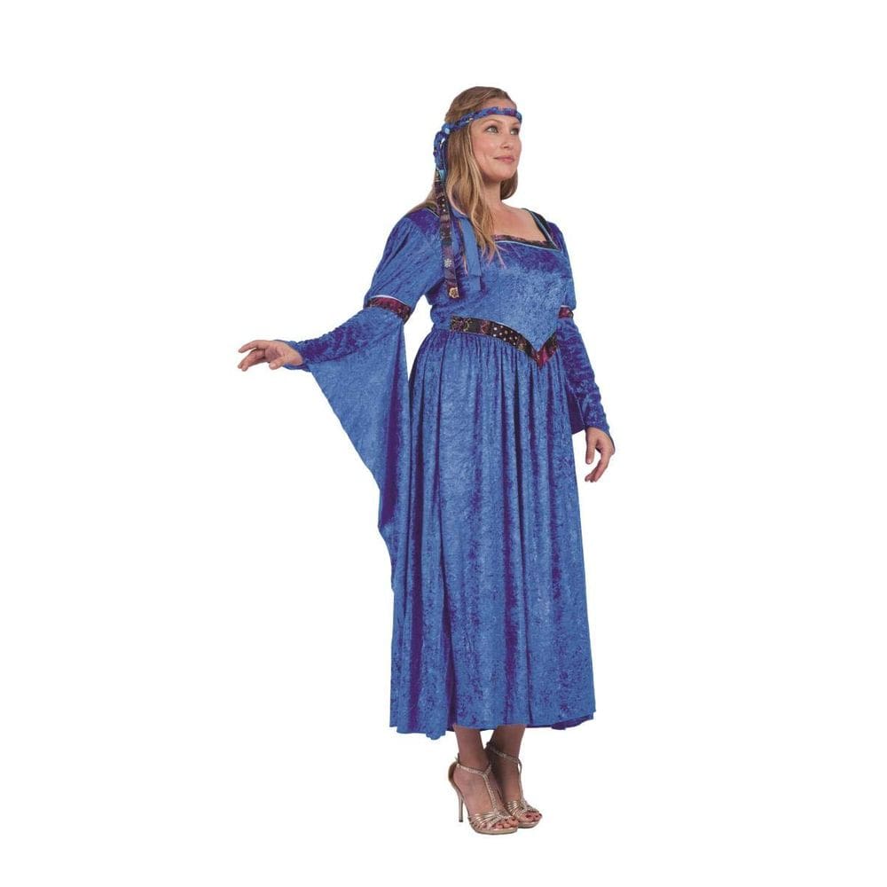 Traje de beleza renascentista feminino plus size RG Costume Purple XXL