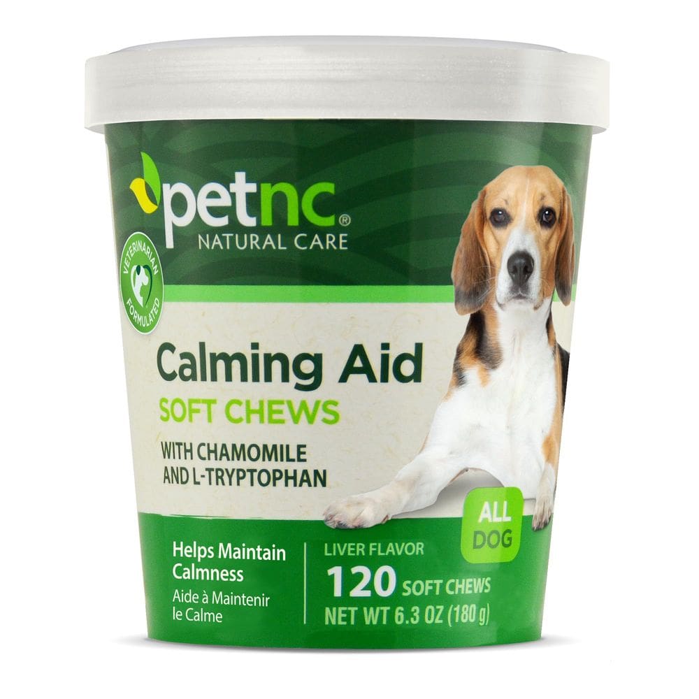 Calming Aid Soft Chews para cães PetNC Natural Care 120 unidades