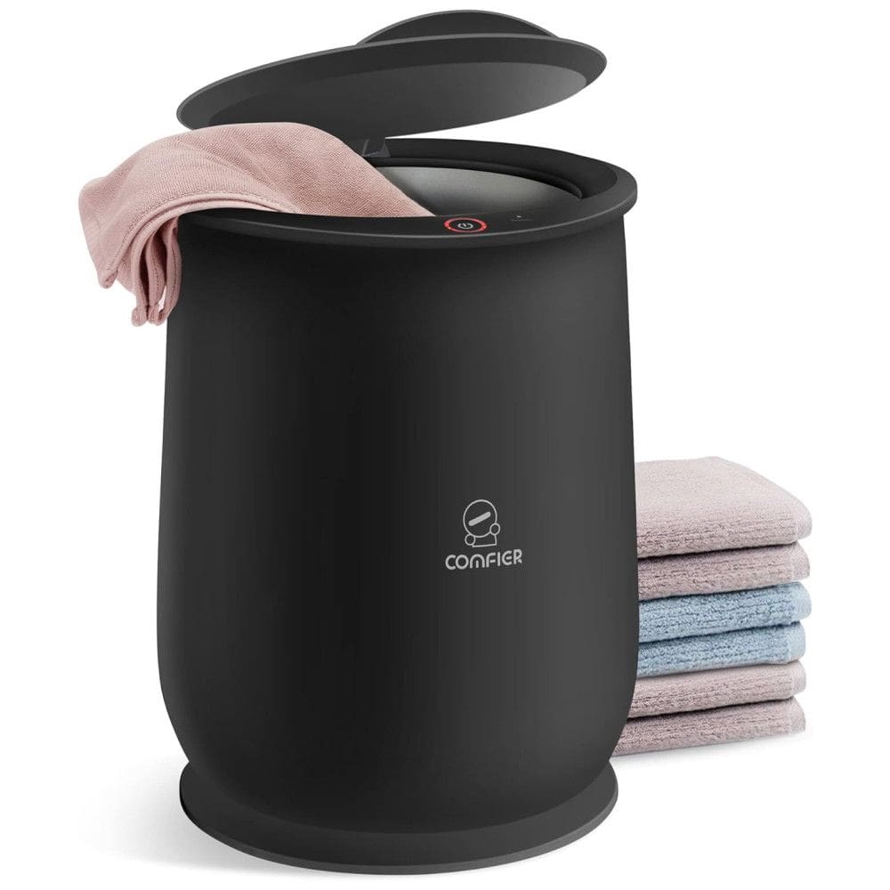 Aquecedor de Toalha Elétrico Capacidade 20 Litros com Desligamento Automático após 60 Minutos, 110V, Comfier, Preto