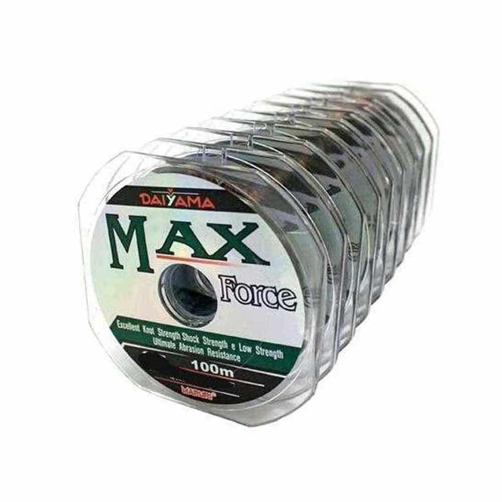 Linha De Pesca Monofilamento Max Force 500m Tamanho 0,85mm