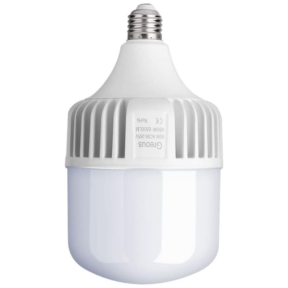 Lâmpada LED 500W 6500K Branca com Base E26, E27, 1 Unidade, MLJJBM, Branco