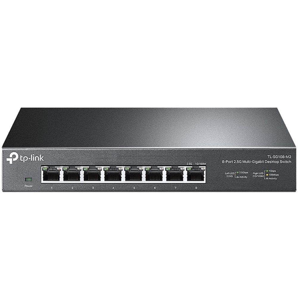 Switch de rede TP-Link TL-SG108-M2 8 portas 2,5G de largura de banda