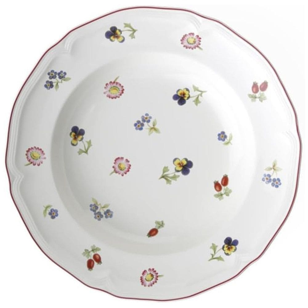 Prato Fundo de 23 cm com Estilo Country Lúdico, Formato Redondo e Material de Porcelana, Villeroy Boch, Branco Colorido