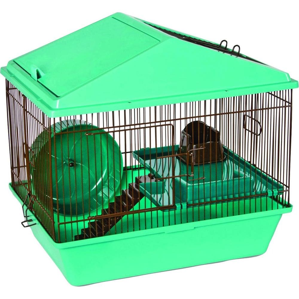 Fabricação de utensílios para gaiolas para animais Animal House 41x30x38 cm (2 níveis)