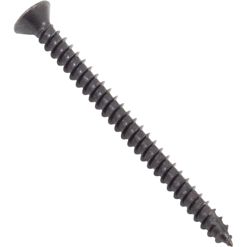 Parafusos de dobradiça de porta Stone Harbor Hardware #9 x 5,7 cm, pacote com 6