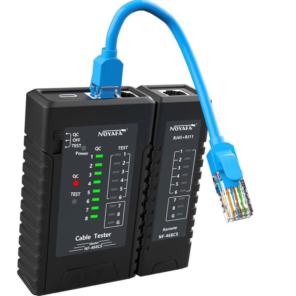 Testador de cabo de rede NOYAFA procedência garantida-468CS para RJ45/RJ11/RJ12/CAT5/CAT6