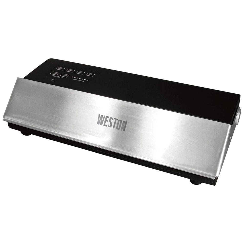 Seladora a Vácuo Automática Úmido, Seco com Painel de Controle Digital e Aço Inoxidável, 110v, WESTON 65 0501 W, Preto