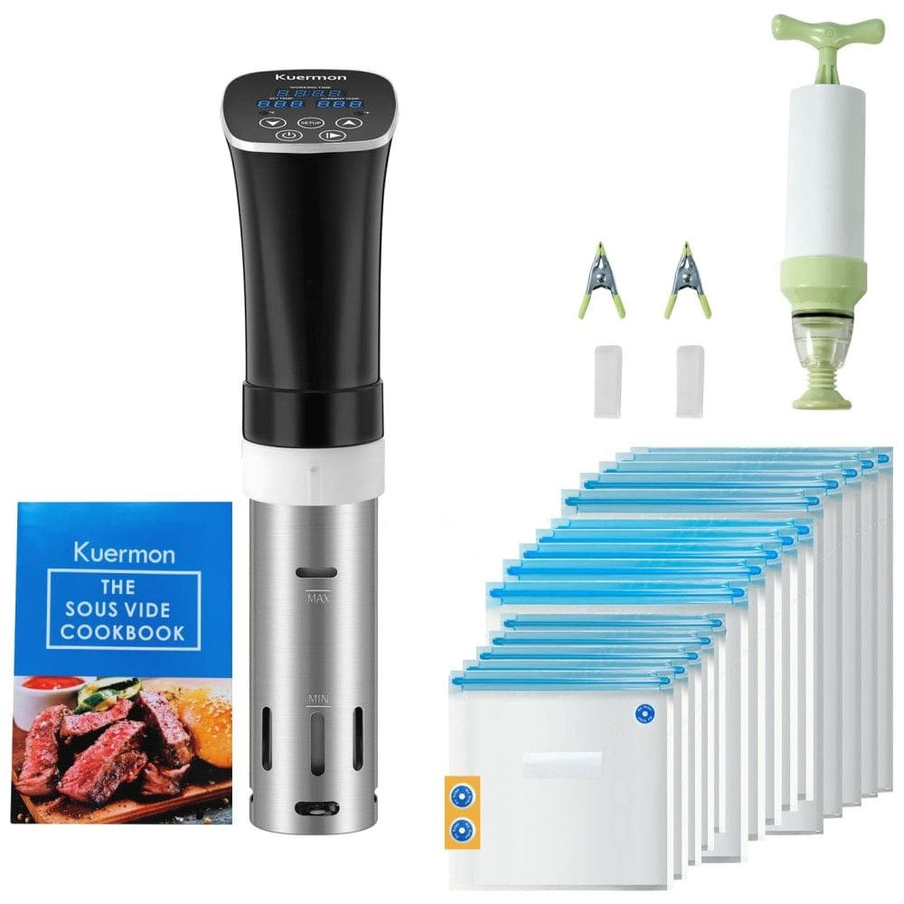 Termocirculador Elétrico com Controle de Temperatura e Temporizador, 1000W, 110v, KUERMON, Preto