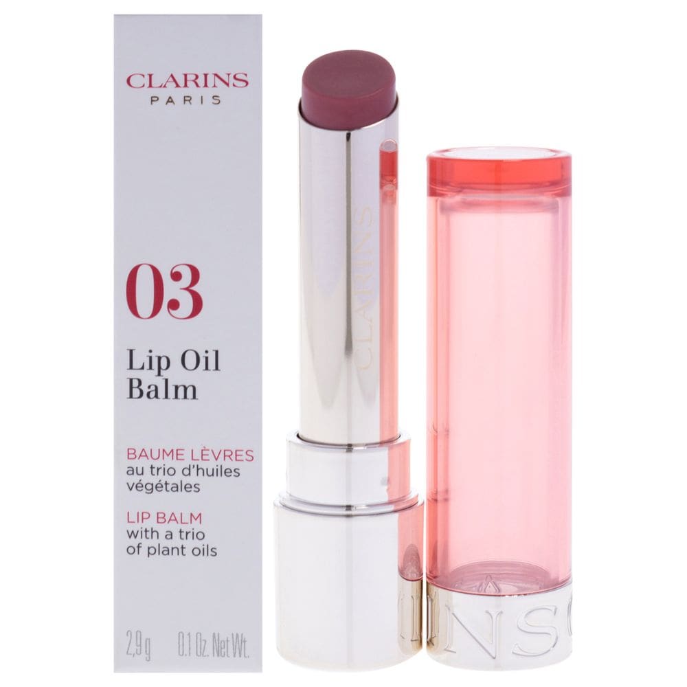 Bálsamo de óleo labial Clarins 03 Lychee para mulheres 3mL