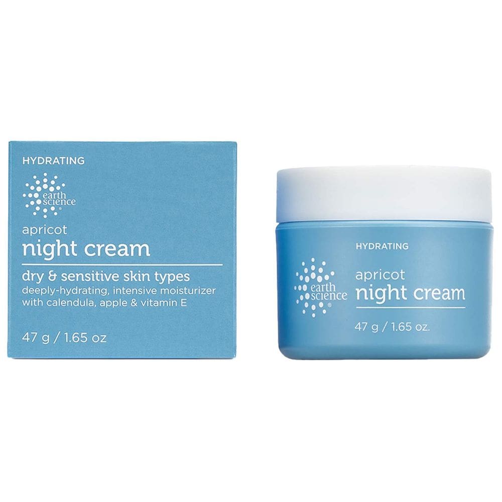 Creme de noite Earth Science Apricot com damasco hidratante 50mL