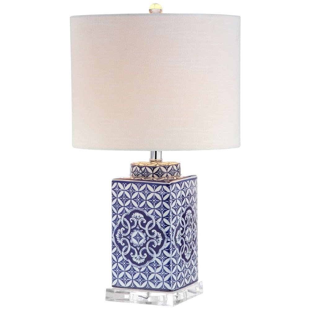 Abajur Luminária de Mesa, Estilo Tradicional com 58 cm de Altura para Quarto, Sala de Estar e Escritório, 110V 100W, JONATHAN Y