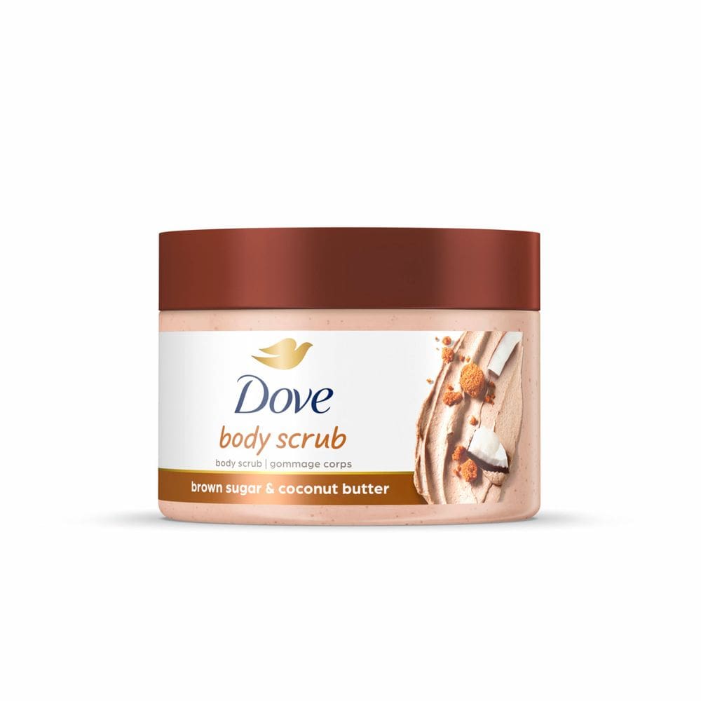 Esfoliante corporal Dove Scrub Açúcar mascavo e manteiga de coco 310ml