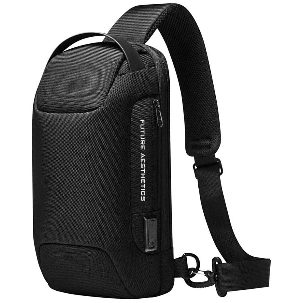Mochila para Laptop com Porta Carregador USB e À prova D, BANGE, Preto