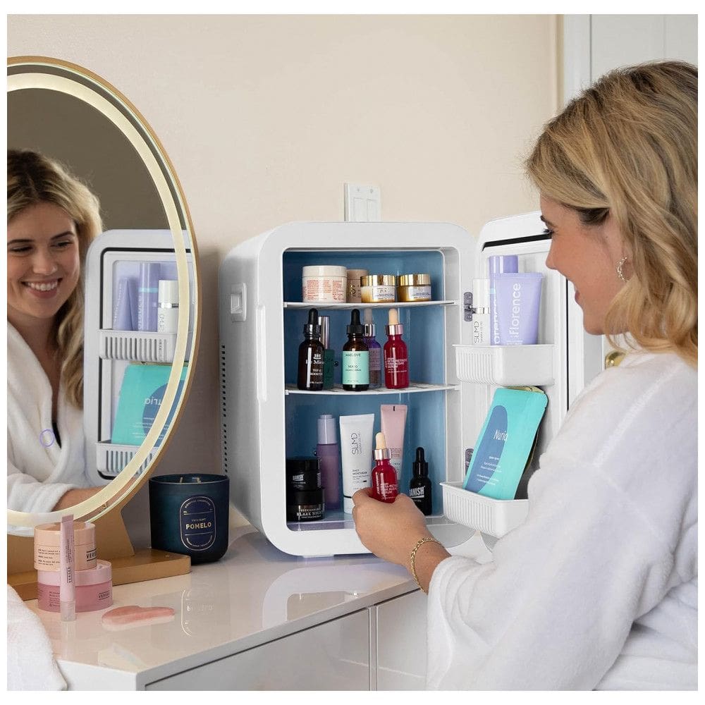 Mini Geladeira para Skincare 20 Litros com Controle | Casas Bahia
