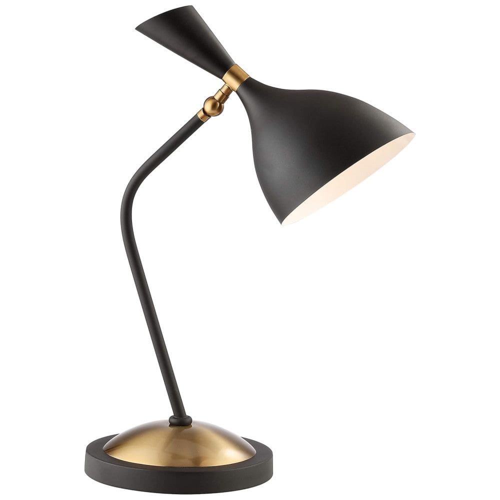 Luminária de Mesa, Estilo Contemporâneo com 54 cm de Altura para Quarto, Sala de Estar, Estante e Escritório, 110V 40W, JONATHAN Y