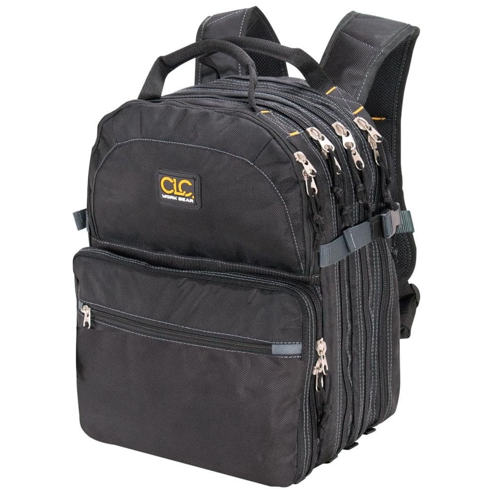 Mochila de Ferramentas Organizadora com 75 Compartimentos, CUSTOM LEATHERCRAFT 1132, Preto