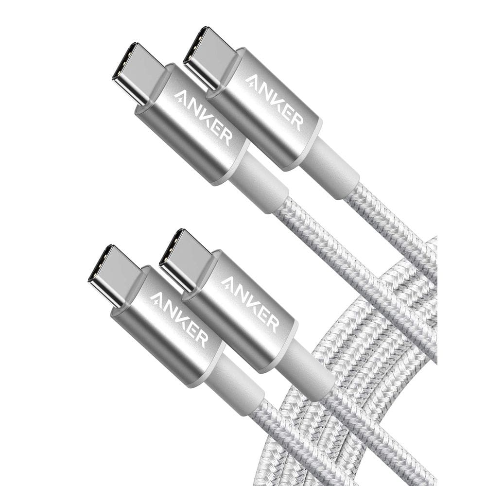 Cabo USB C para USB C Anker Type C, carregamento rápido de 60 W, 1,8 m, pacote com 2