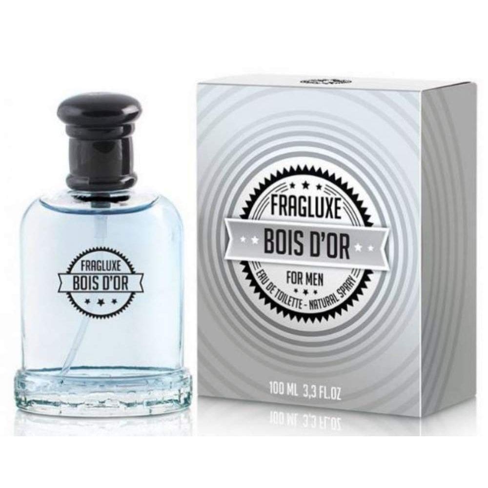 Perfume Fragluxe Bois Dor Eau de Toilette 100ml para homens