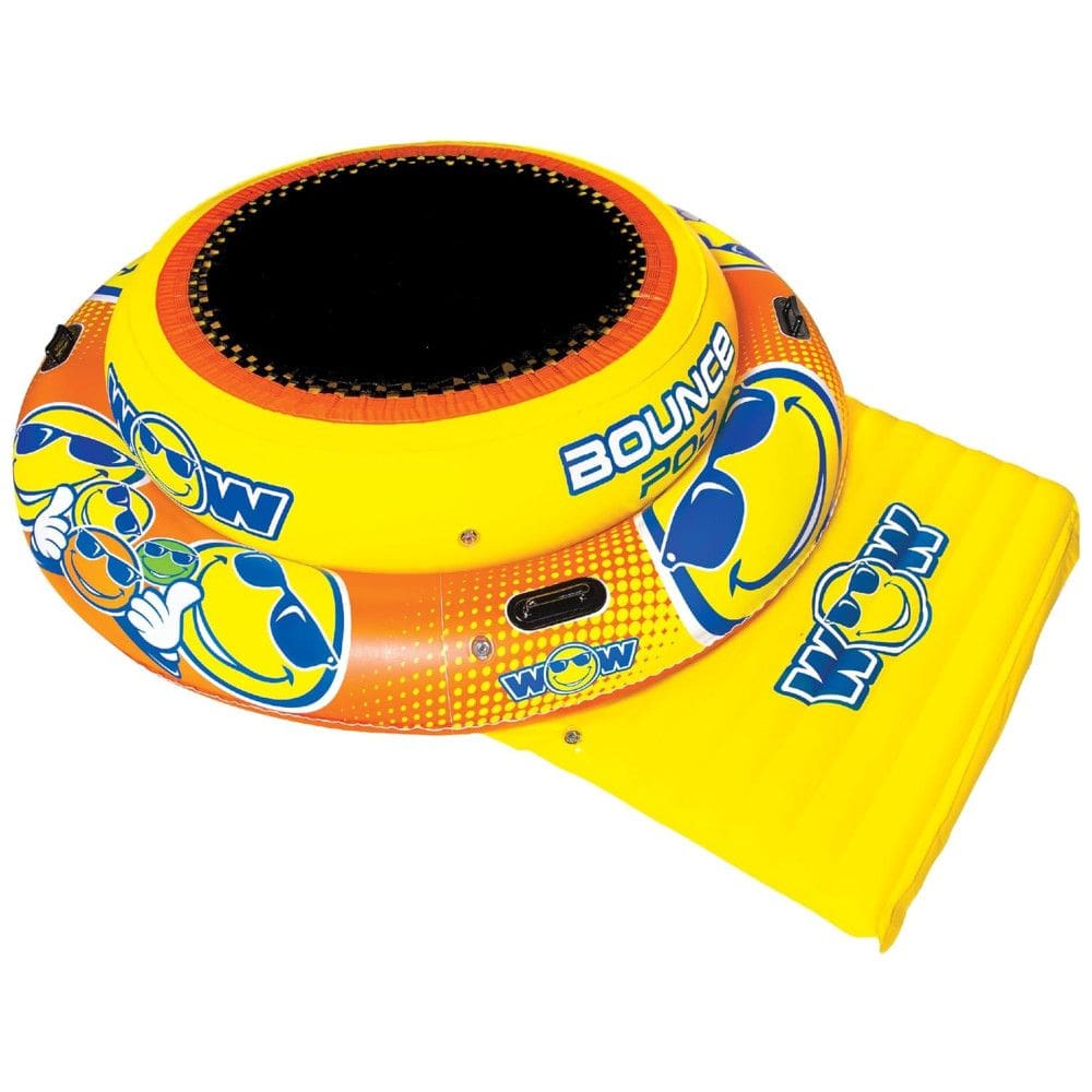 World Boia Rebocável Aquática para 2 Pessoas, Amarela, WOW SPORTS, Amarelo