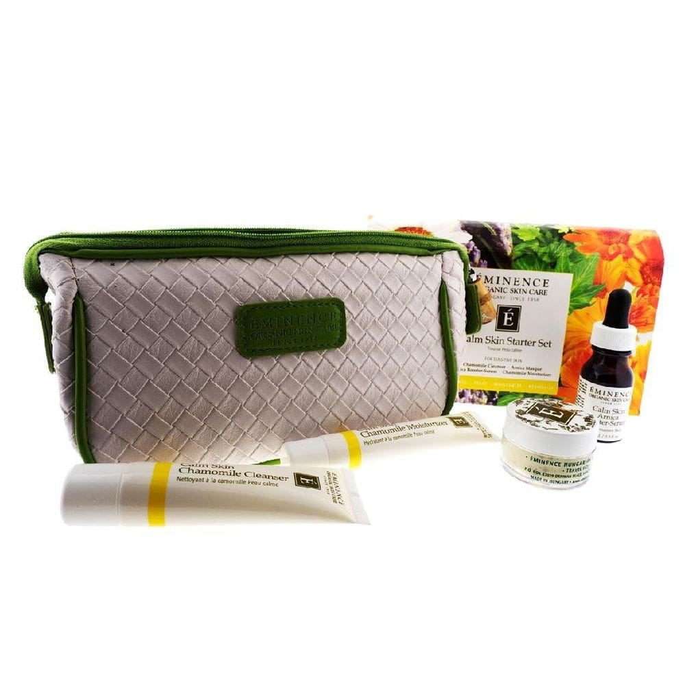 Conjunto de cuidados com a pele Eminence Calm Skin com camomila e arnica - 5 unidades