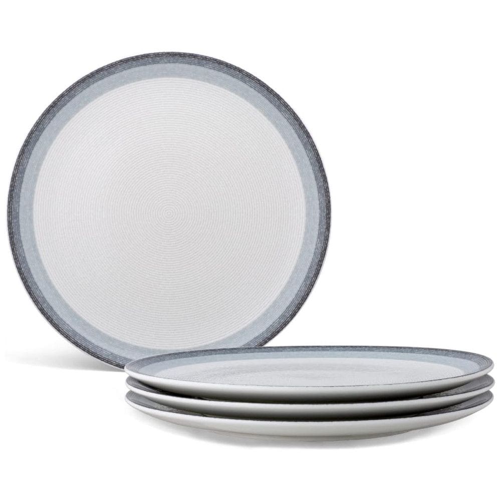 Conjunto de Pratos para Jantar com 4 Peças, Formato Redondo e Material de Porcelana, Noritake G017-406D, Colorido