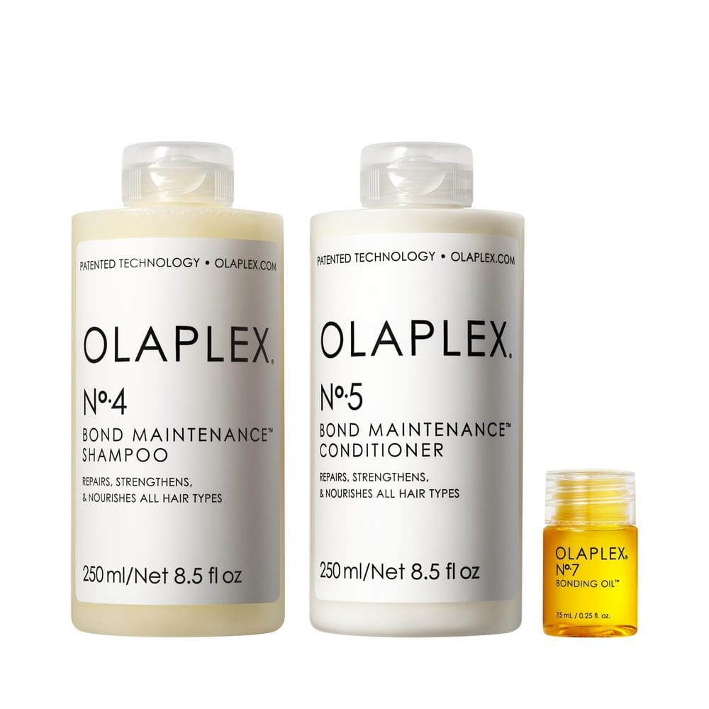 Kit de lavagem e brilho Olaplex para cuidados com o cabelo com shampoo e condicionador