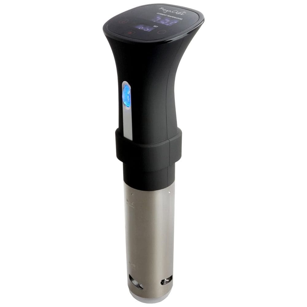 Termocirculador Elétrico em Aço Inoxidável com Tela LCD, 800W, 110v, MEGACHEF MC 1000, Prateado