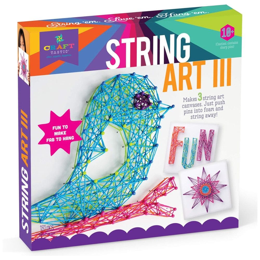 Kit Faça Você Mesmo DIY Artesanato 3 Projetos de Passáros Divertidos, Idade Recomendada 10 ou mais, CRAFT TASTIC CTE40 V2T, Azul