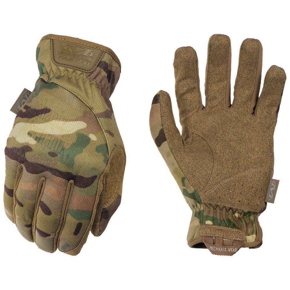Luvas táticas Mechanix Wear FastFit, tela sensível ao toque, médias