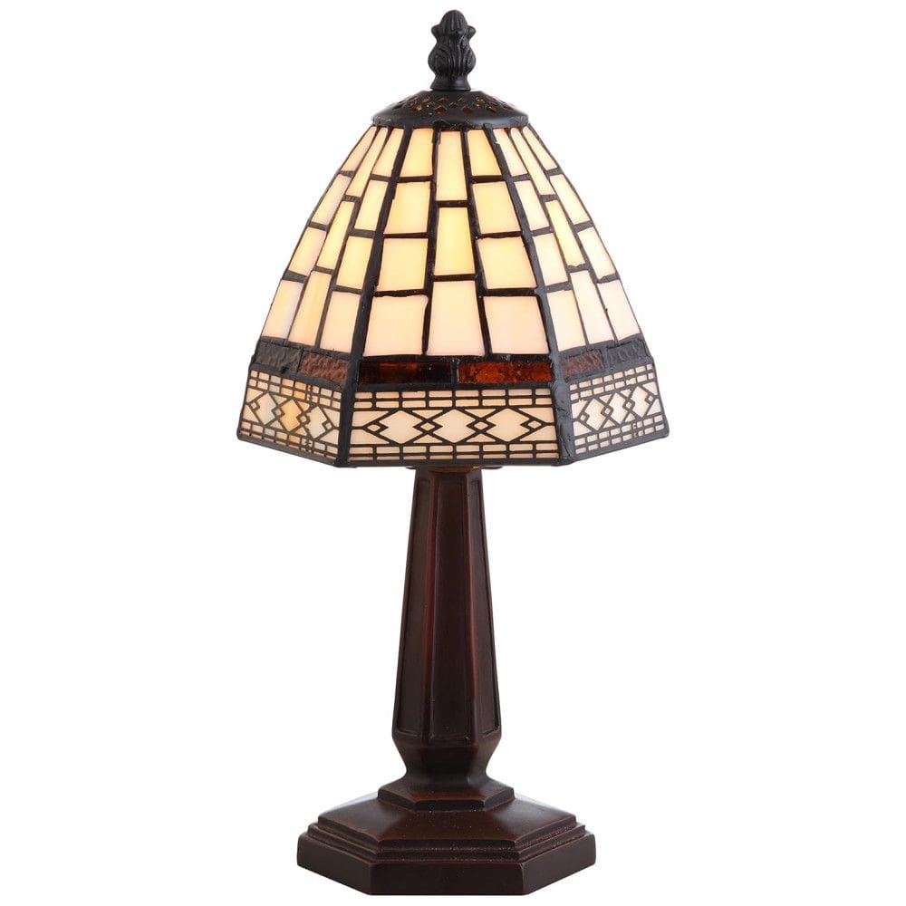 Abajur Luminária de Mesa, Estilo Tradicional com 30 cm de Altura para Quarto, Sala de Estar, Mesa de Centro e Escritório, 110V 25W