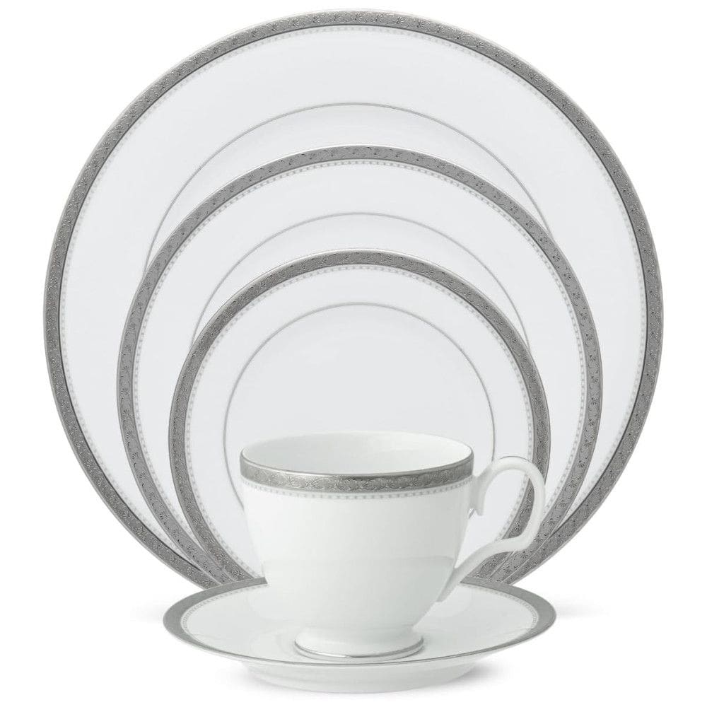 Aparelho de Jantar Para Todas as Ocasiões com 5 Peças, Formato Redondo e Material de Porcelana, Noritake