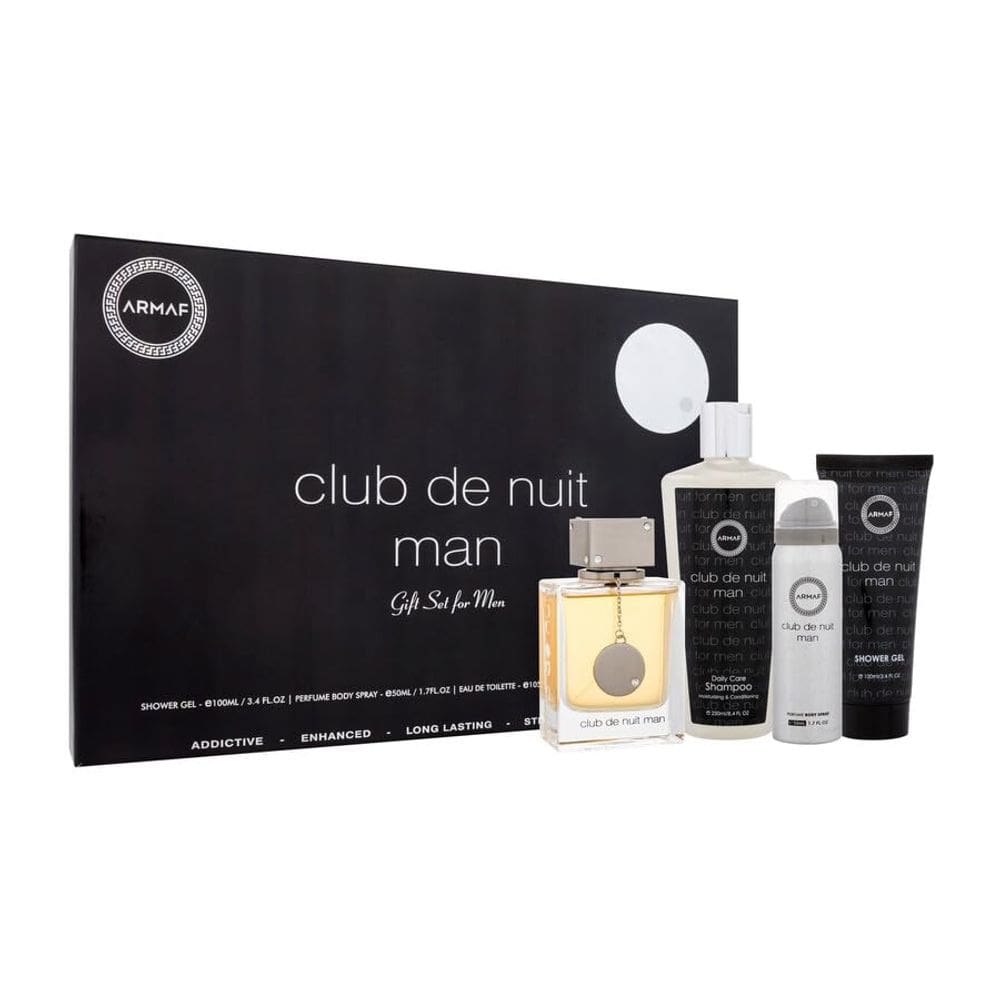 Conjunto de perfumes Armaf Club De Nuit EDT 100mL com gel de banho e shampoo