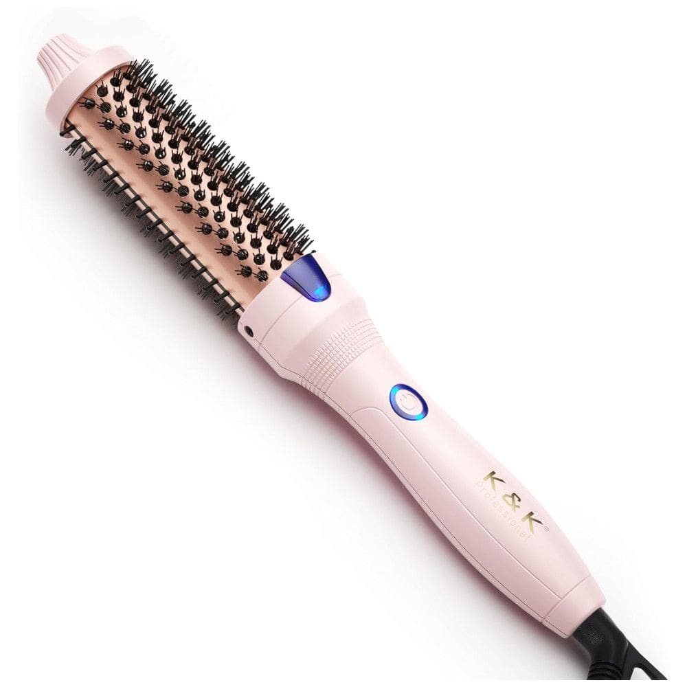 Escova Rotativa Elétrica Profissional Ionica, Bivolt, KK, Rosa