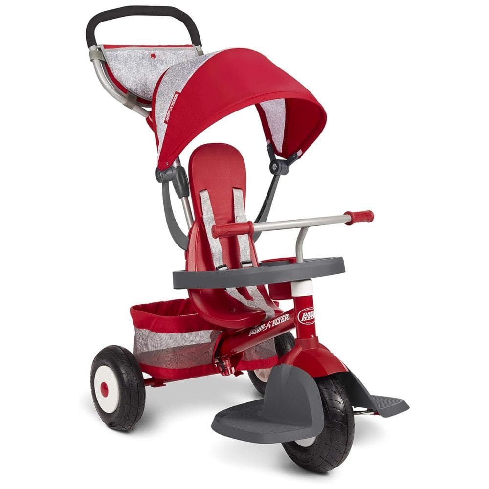 Triciclo Infantil para Passeio, Idade Recomendada 6 Meses a 5 Anos, RADIO FLYER 489Z, Vermelho