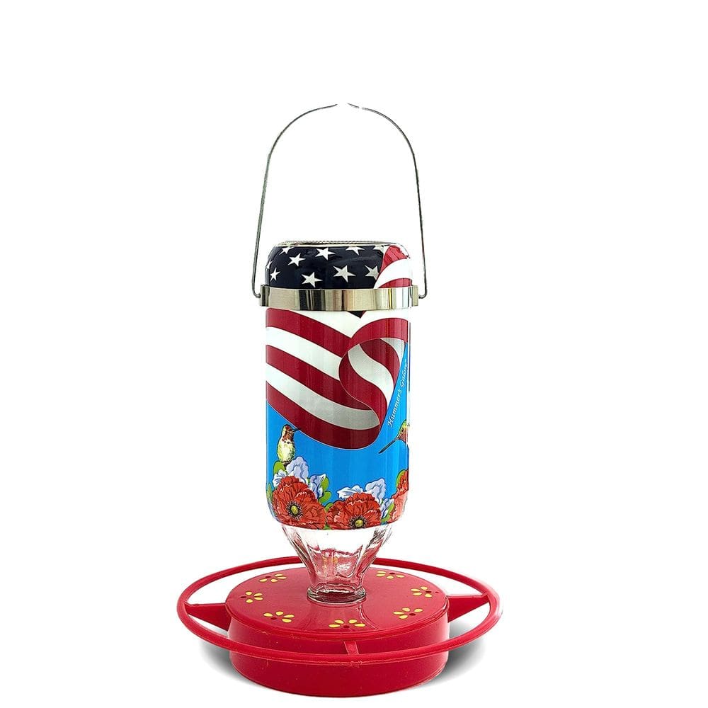 Alimentador de beija-flores Hummer`s Galore 473ml Outdoor Flag