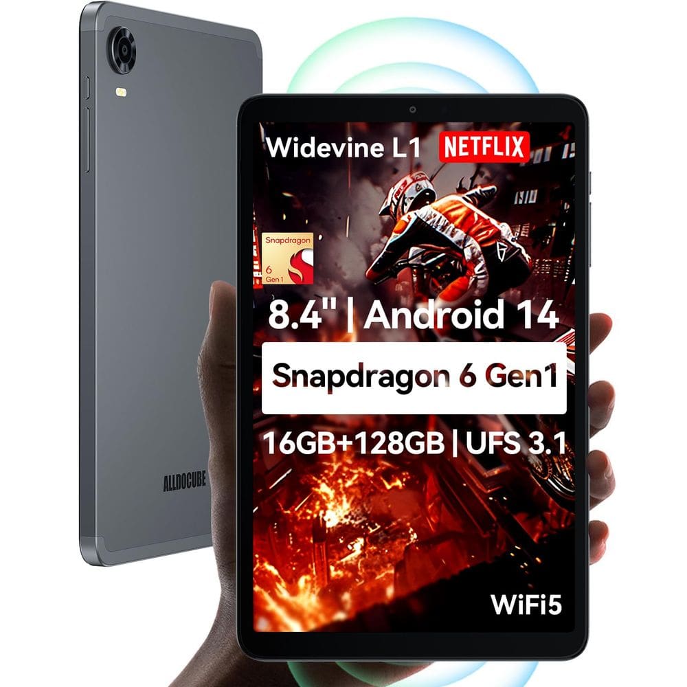 Tablet ALLDOCUBE iPlay60 Mini Turbo 8,4” 16 GB+128 GB+1 TB Android 14