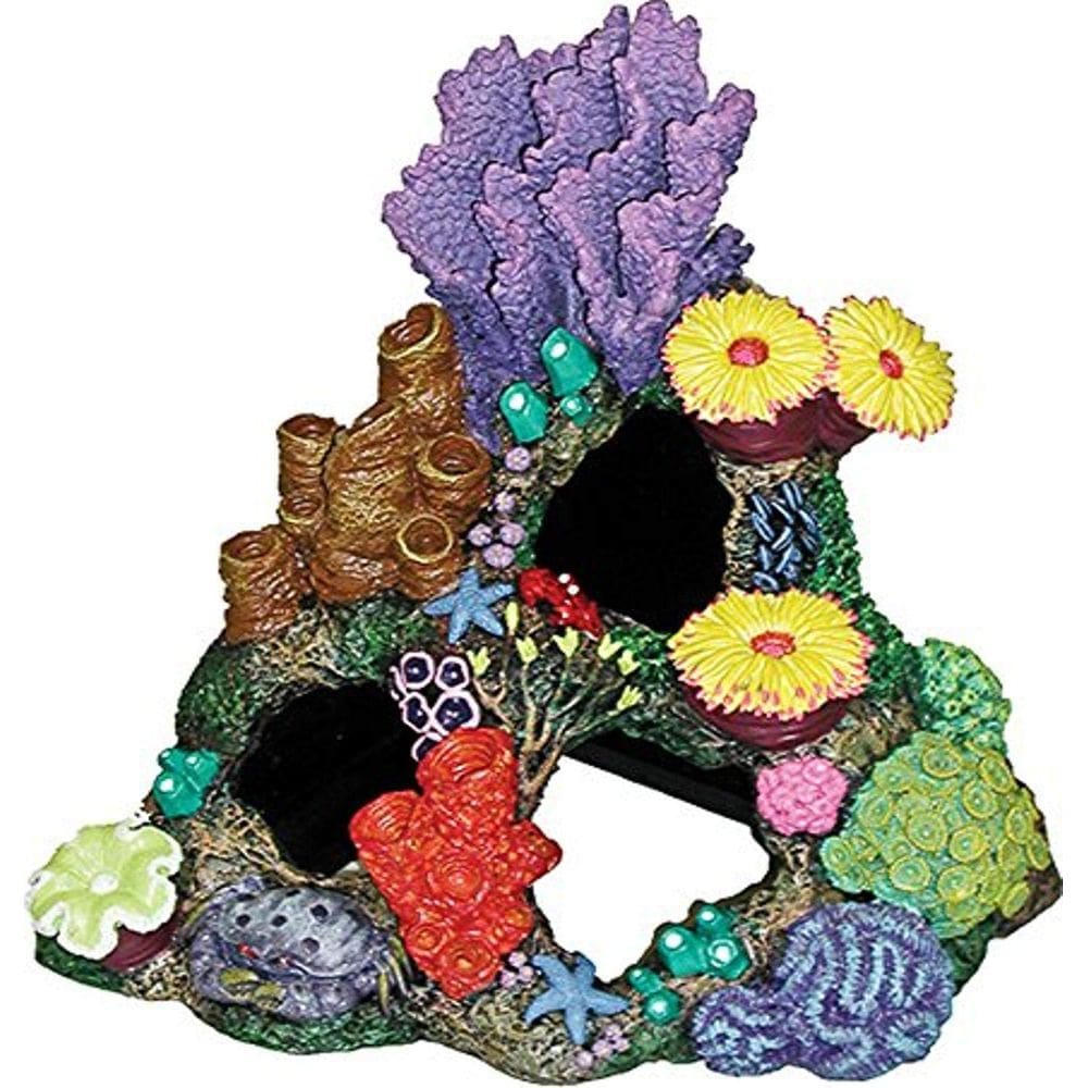 Ornamento de aquário Blue Ribbon Indonesian Reef Cavern 23x18x20cm
