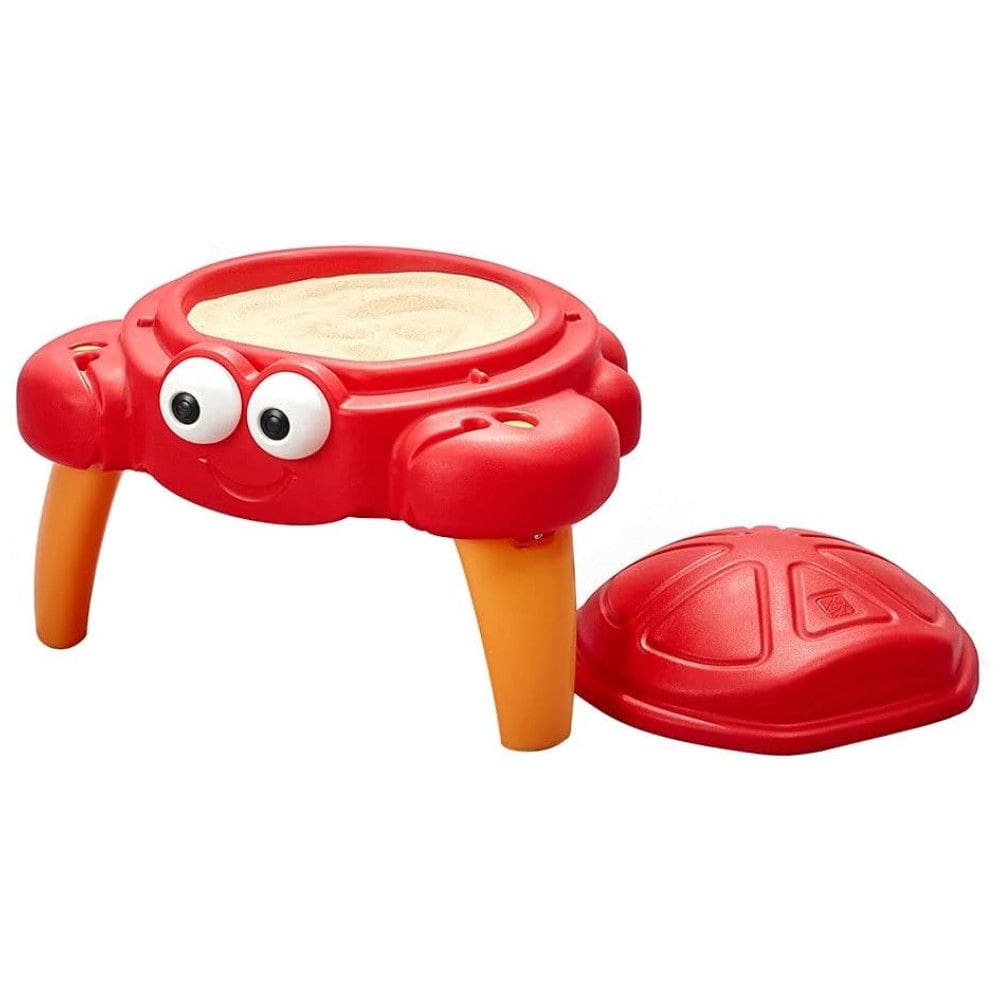 Mesa de Areia Infantil Sensorial, com Kit de 4 Acessórios, Para Crianças de 1,5 a 6 Anos, Step2, Vermelha Caranguejo