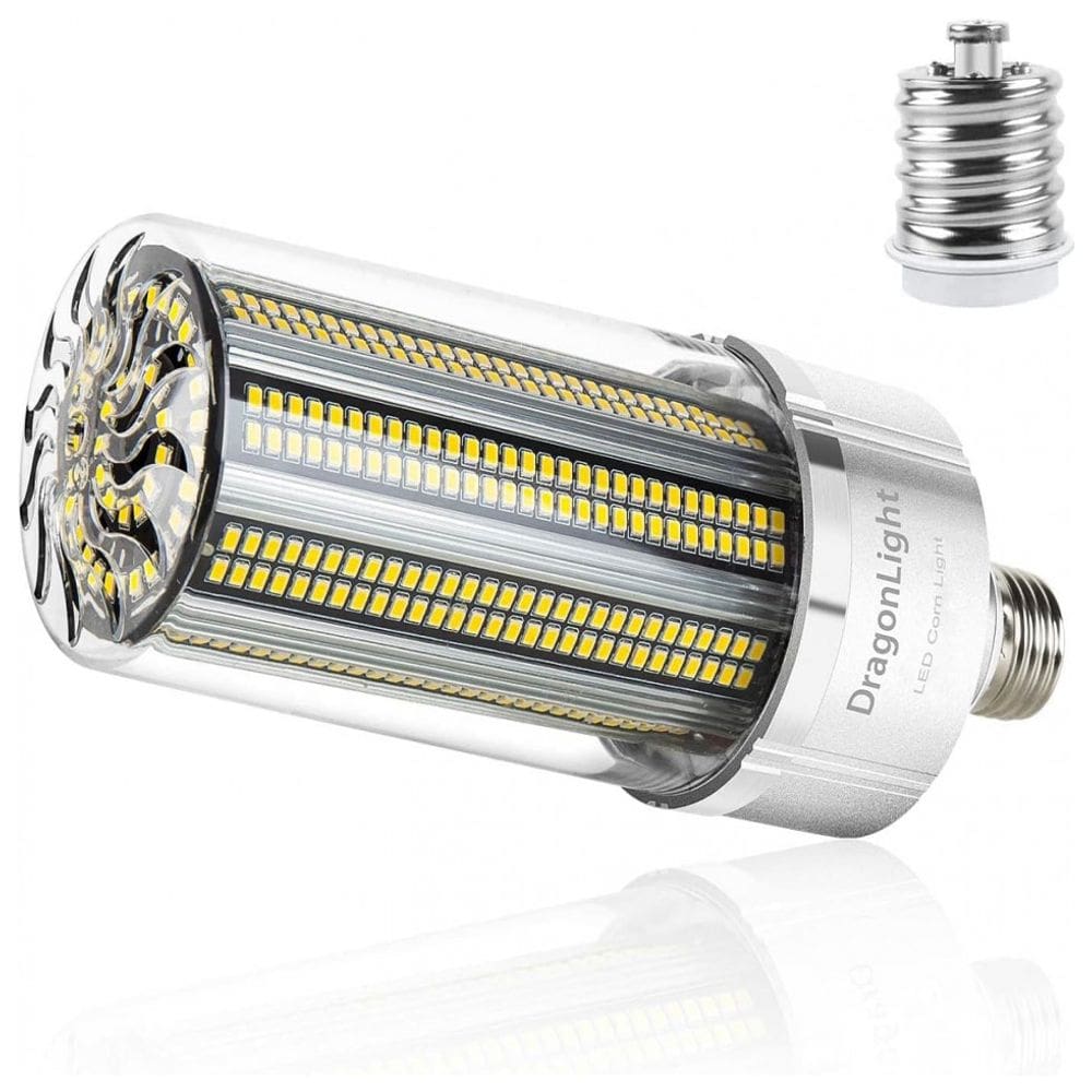 Lâmpada LED 120W Base E26 e E39, 6000K 14400 Lumens, 1 Unidade, DRAGONLIGHT, Branco