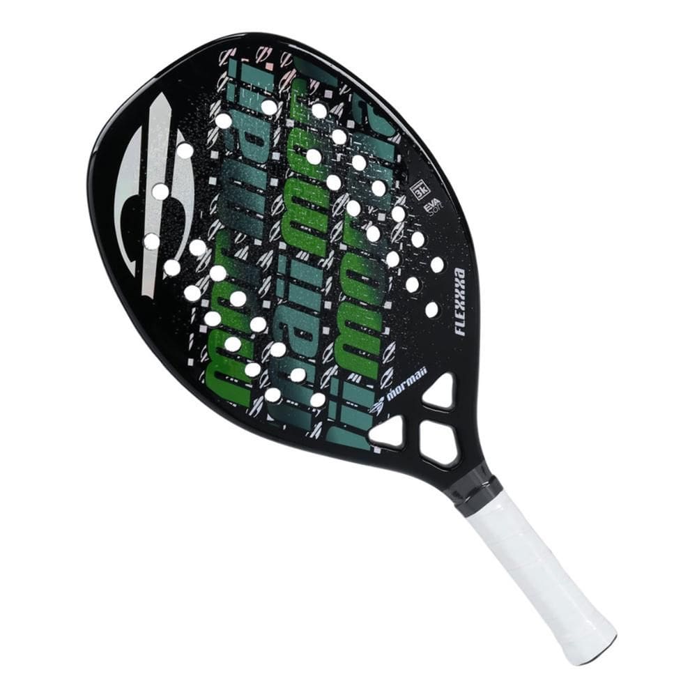 Raquete de Beach Tennis Mormaii Flexxxa Preta e Verde