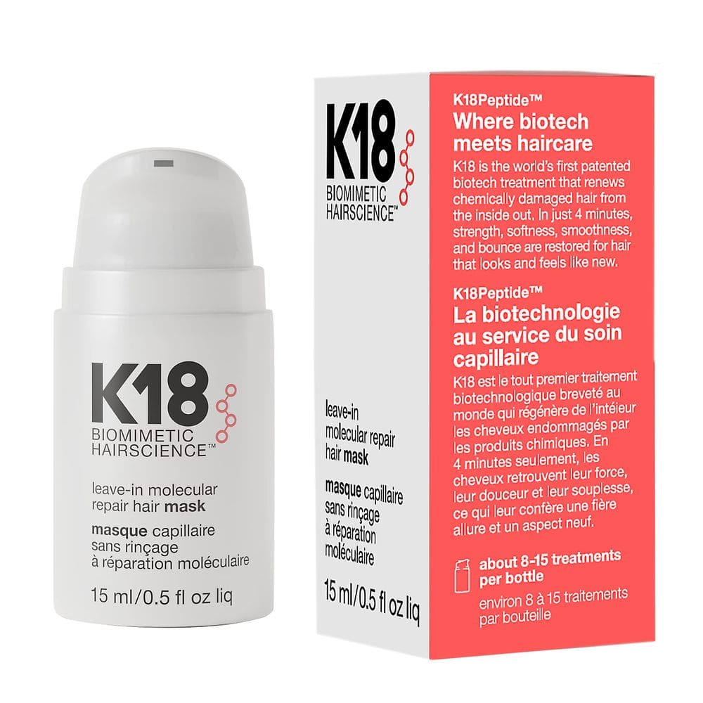 Tratamento de máscara capilar K18 Mini Leave-In Molecular Repair 15 mL
