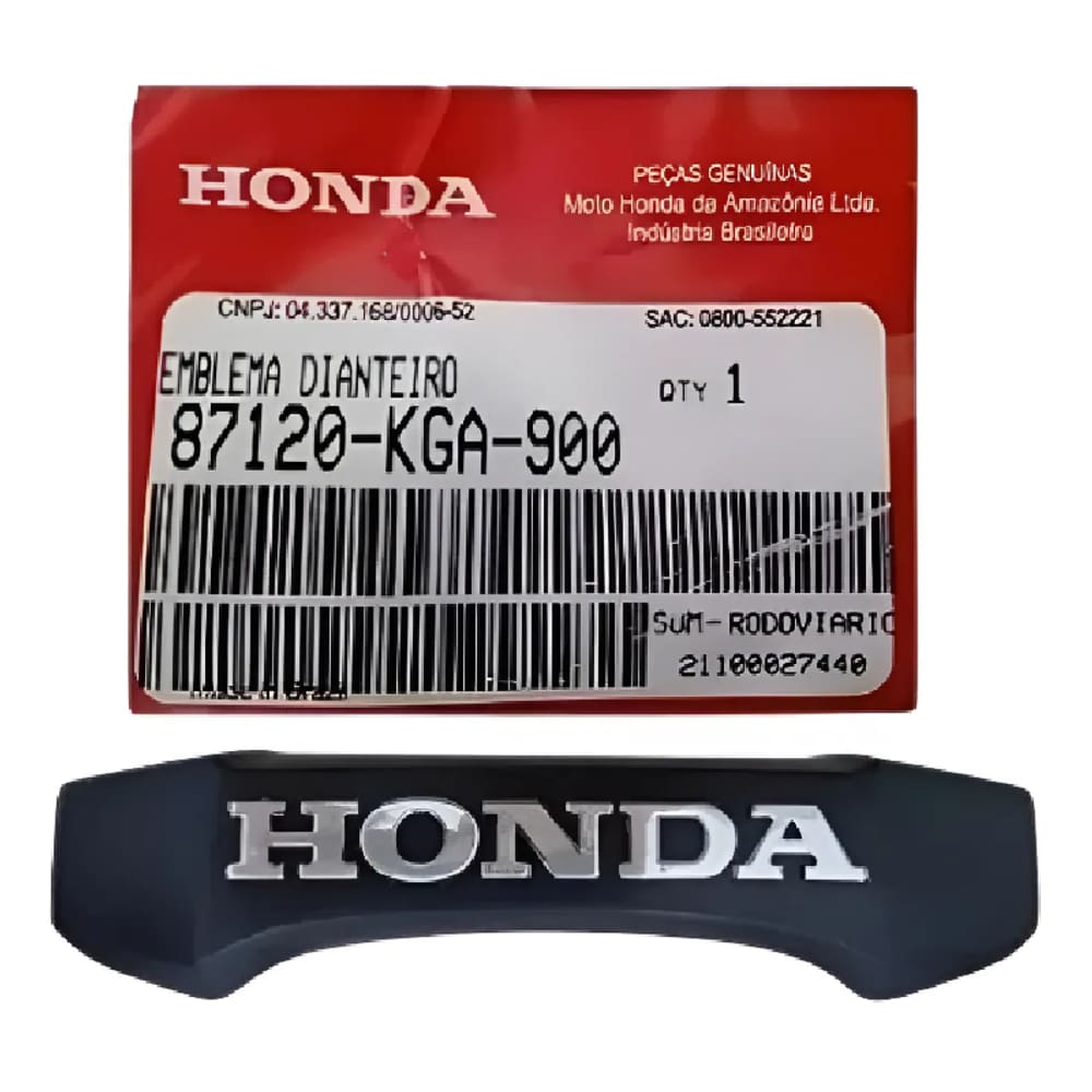 Honda Cg125 Emblema Honda Dianteiro Genuíno
