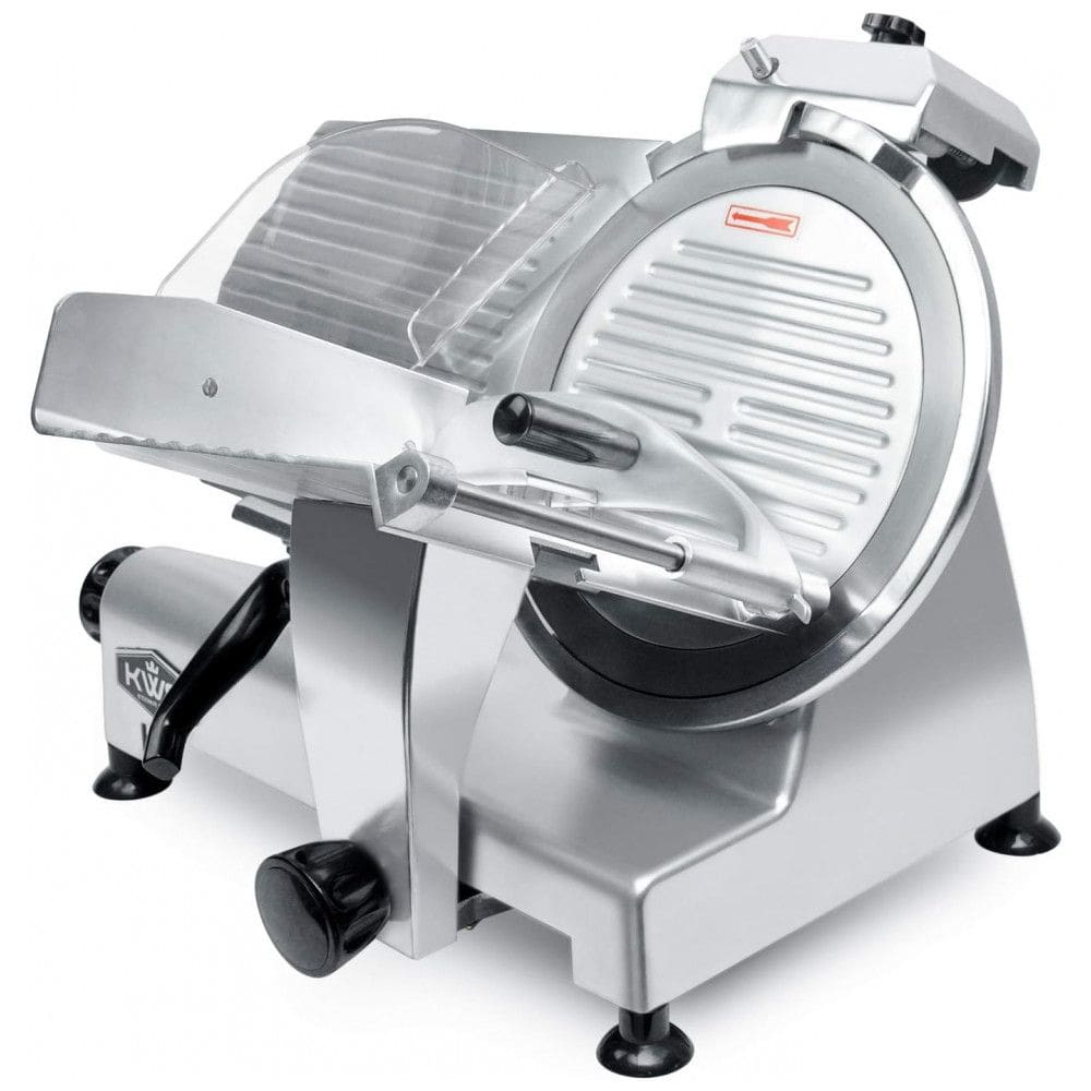 Fatiador de Frios Profissional em Aço Inoxidável, KWS KITCHENWARE STATION SSB12, Prateado