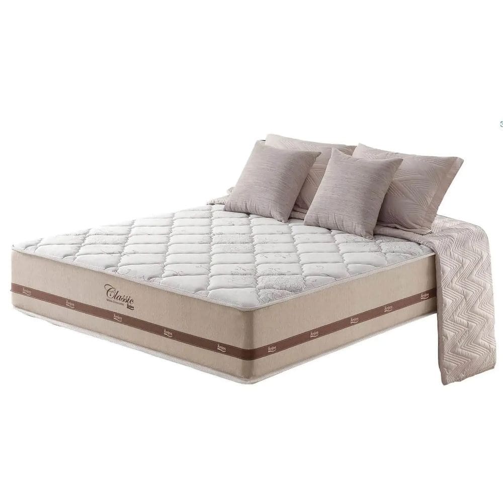 Colchão Classic Casal Molas Ensacadas Anjos 22x188x138 Cor Bege
