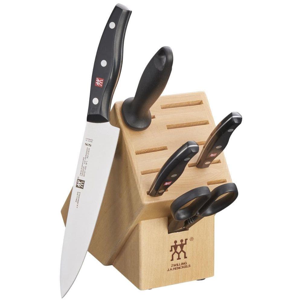 Conjunto de Facas ZWILLING Twin Signature, 6 peças, Aço Preto Inoxidável