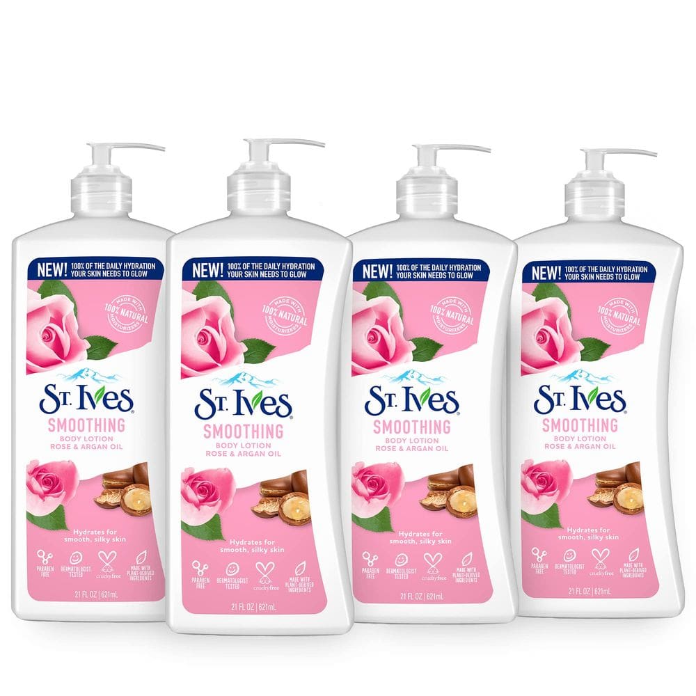 Loção St. Ives Suavizante para Mãos e Corpo Óleo de Rosa e Argan 620ml