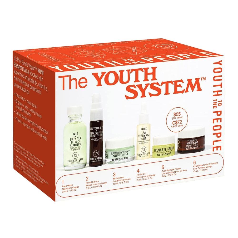 Skincare Set Youth To The People The Youth System 6 peças